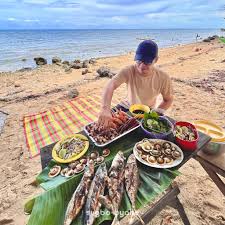 Included BBQ lunch on a private island – best meal in Uganda with kiira rafting in jinja